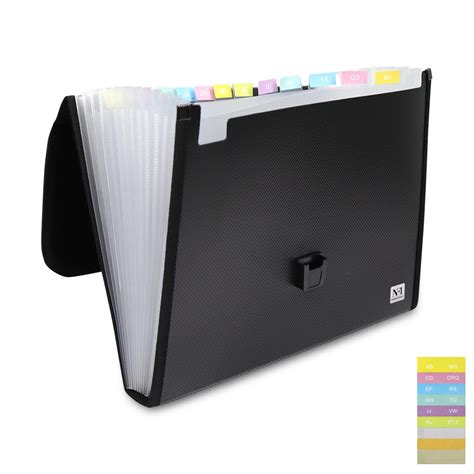 NFI essentials File Folders for Documents 13 Compartment A4 Paper File ...