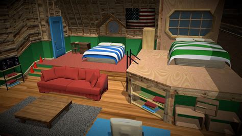 Drake & Josh's Bedroom - 3D model by dazzler [26a3c94] - Sketchfab