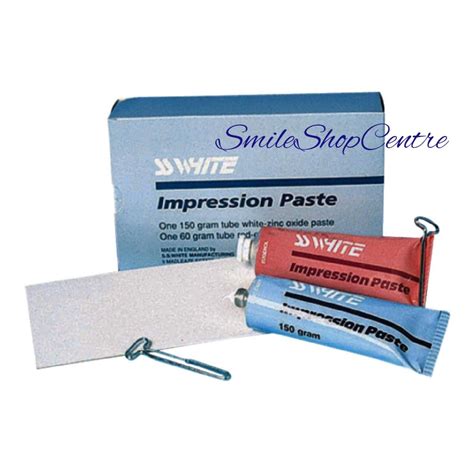 SS WHITE IMPRESSION PASTE (Zinc Oxide Eugenol) (While stock last) | Shopee Malaysia