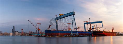大连钻石湾造船厂 城市夜景高清图片下载-正版图片501754180-摄图网
