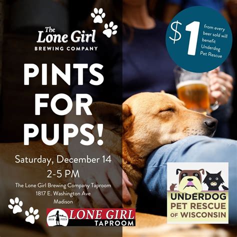 Pints for Pups - A Fundraiser for Underdog Pet Rescue, 1817 E ...