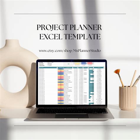 Tutorial Excel Project Planner 的图像结果