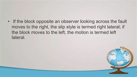 Different Types of Fault Movements | PPTX