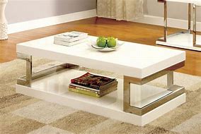 Image result for Polished Stainless Gloss Gold Tube Coffee Table