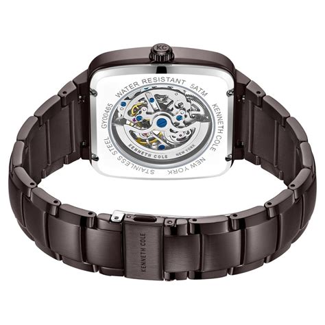 Buy Online Kenneth Cole Automatic Brown Dial With Brown Stainless Steel ...