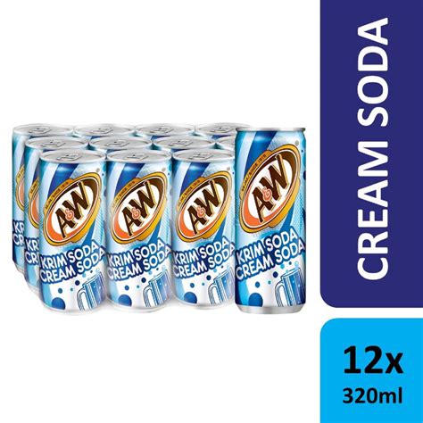 A&W Cream Soda 320ml X 12 Supplier Malaysia Singapore | Nuova International