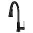 Pfister Classic Matte Black Single Handle Deck-mount Kitchen Faucet ...