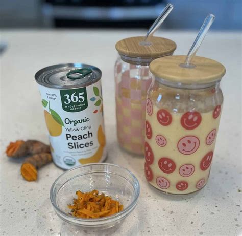 "Happy Tummy" Peach + Turmeric Smoothie - Pacific Coast Producers