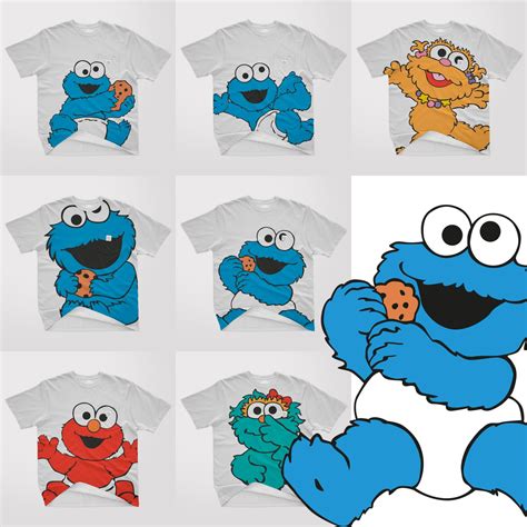 Cookie Monster T-shirt Designs bundle – MasterBundles