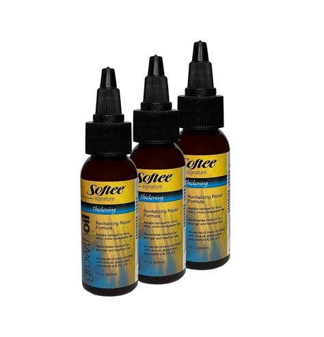 Amazon.com : Softee Signature Thickening Growth Oil 1 oz (3 Pack ...