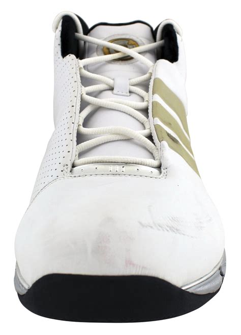 Lot Detail - Tim Duncan Game Worn & Signed T21D Adidas Personal Model ...