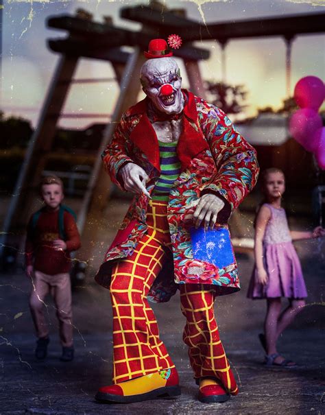 Auguste the Clown 3D Render, Digital Art by the joker of spades