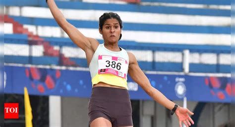 Long jumper Shaili Singh wins gold on final day of National Open ...