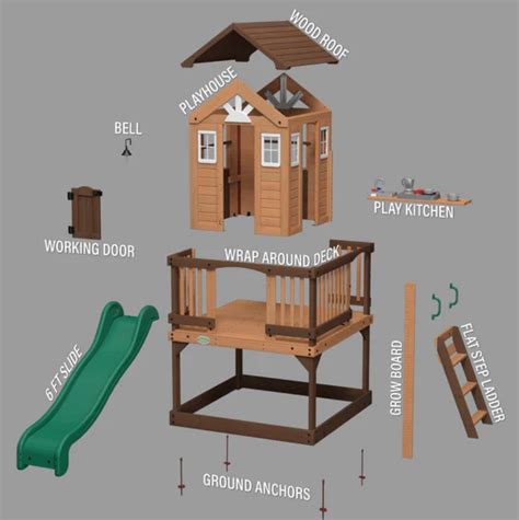 Backyard Discovery: Echo Heights Playhouse – Krazy Caterpillar