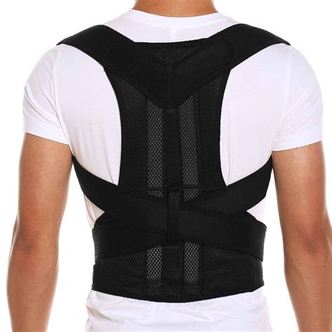 CFR Posture Corrector Back Brace Support Belts for Upper Back Pain Relief, Adjustable Size with ...