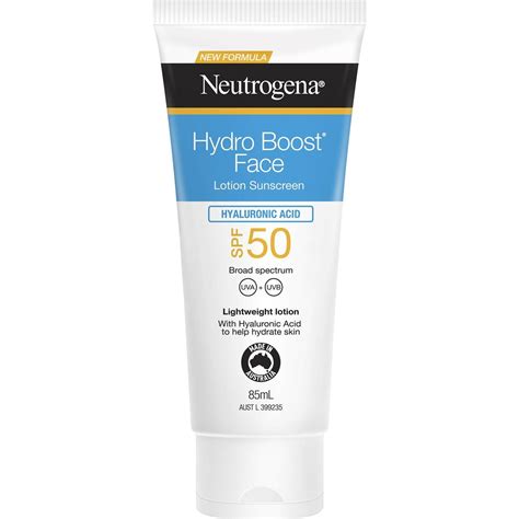 Neutrogena Hydro Boost Face Lotion Sunscreen Spf50 85ml | Woolworths