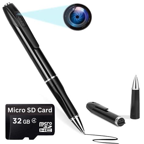 Buy DDLC Pen Camera 4k Full HD 1080p Video and Audio Recorder, 32GB ...