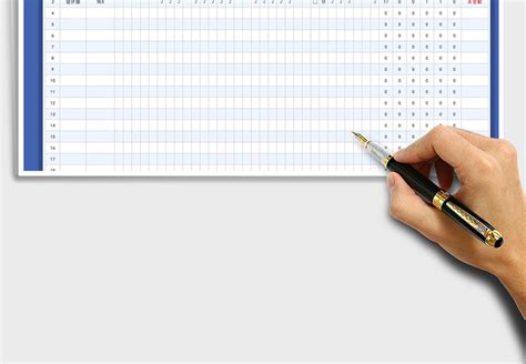 2021简单实用员工考勤表免费下载-Excel表格-工图网