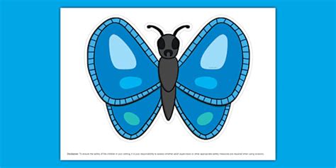 Butterfly Emoticon Cut Out