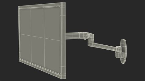 Ergotron LX Wall Mount Monitor Arm 3D model | 3D Molier International