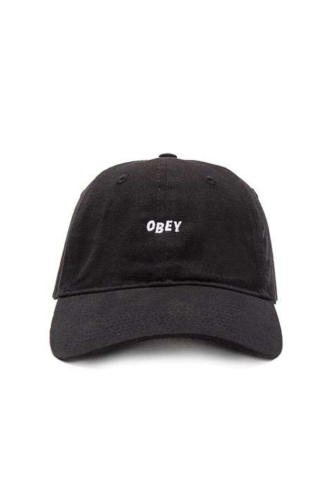 Obey Jumble Hat in Black | REVOLVE