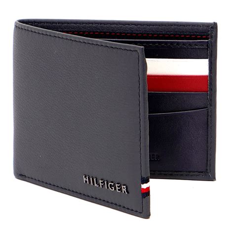 Tommy Hilfiger Milled Men's Leather Slimfold Wallet – BAGLINE