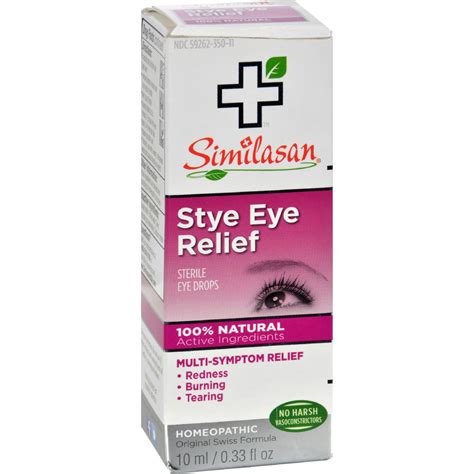 Similasan Stye Eye Relief - 0.33 fl oz | Irritated eye, Eye relief, Eye drops