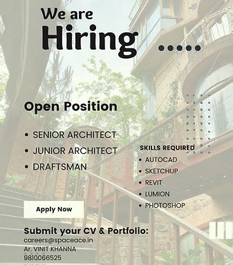 Jobs (All) | SpaceAce Architects