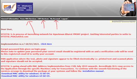 How to get psa login id and password
