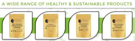 CARMEL ORGANICS Ashwagandha Root Powder, 100 Grams, Jaivik Bharat ...