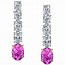 Image result for Pink Sapphire Earrings