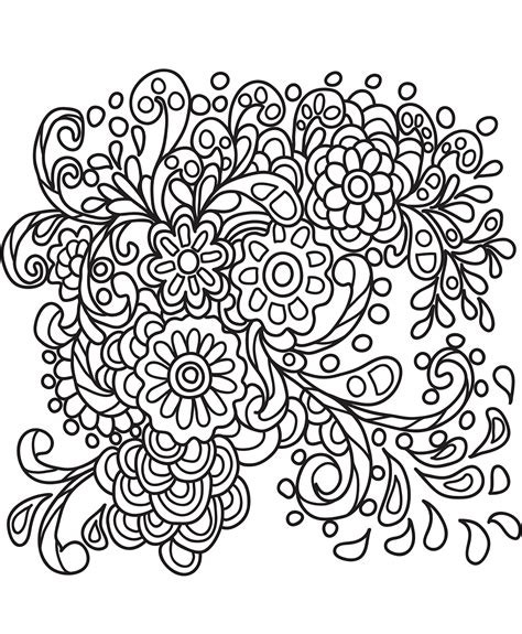 Doodle Art Coloring Pages - Free Printable Coloring Pages for Kids