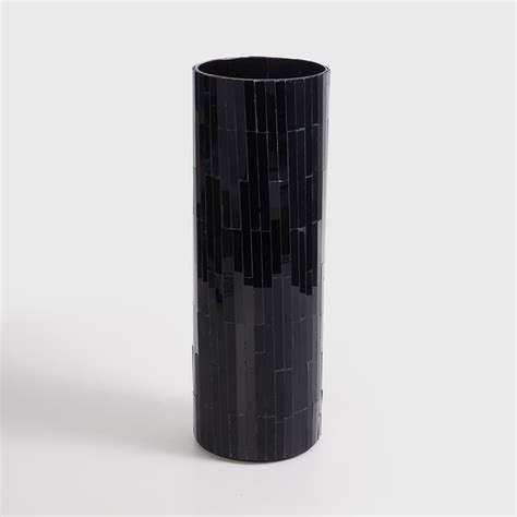 Buy Splendid Glass Mosaic Cylindrical Vase from Home Centre at just INR ...