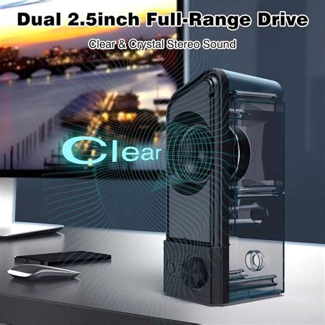 Senzer Altoparlanti per computer SENZER CS20, altoparlanti PC con suono ...