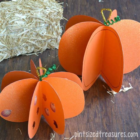 Easy Pumpkin Crafts 的图像结果