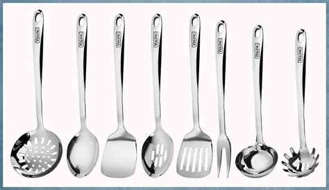 Viking Stainless Steel Kitchen Utensil Set, 8-piece | Stainless steel ...