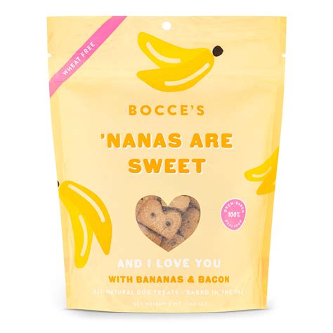 Bocce's Bakery 'Nanas Are Sweet Biscuit Dog Treats - Hala's Paws