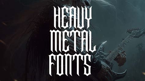 heavy metal font | HipFonts