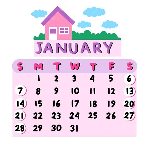 January Calendar Clip Art January Stock Illustrations – 251,065