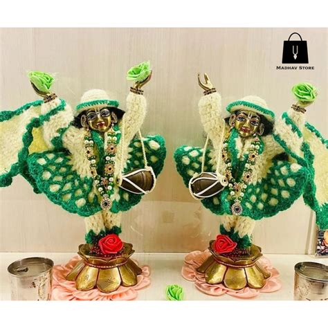 Red Velvet Winter Special Dress for Radha Krishna – Madhav Store