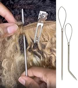 Illusion Crochet Needle Hook for Hair Extensions, Crochet Braids ...