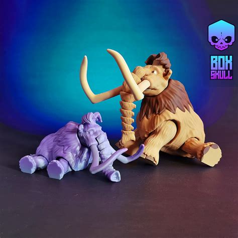 🧊 MANNY - ICE AGE - MAMMOTH - ARTICULATED , PRINT-IN-PLACE, FLEXI・ 3D ...