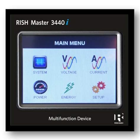 Skyking Rishabh Multifunction Power Meter RishMaster 3440i Touch Screen ...