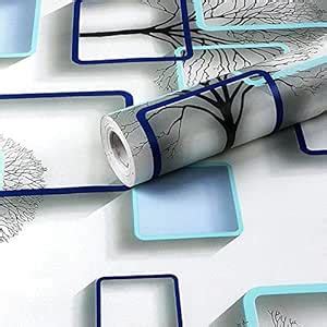 Wallpaper Design 3D Frames PVC DIY Self Adhesive Wall Stickers DIY ...