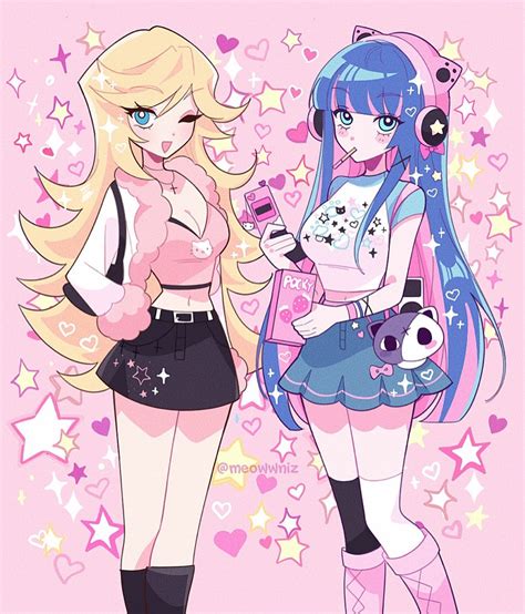 stocking and panty (panty & stocking with garterbelt) drawn by meowwniz ...