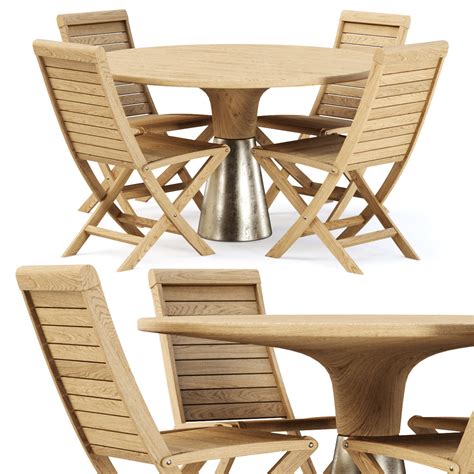 Alesso outdoor furniture set v06 3D model | CGTrader