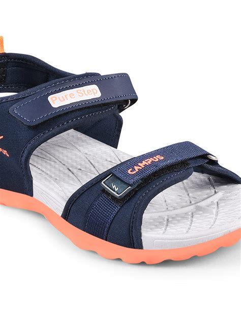 Buy Sandals For Men: Gc-22107-Navy-Org | Campus Shoes