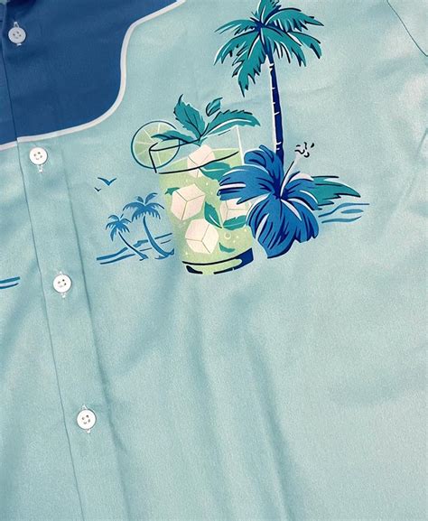 Men's Summer Short Sleeve Button Down Shirt Tropical India | Ubuy