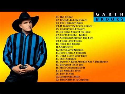 Garth Brooks Greatest Hits Full Album | Best Songs Of Garth Brooks ...