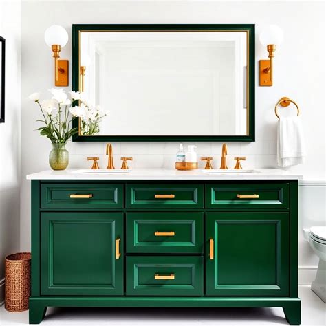 15 Green Bathroom Vanity Ideas You Can Consider